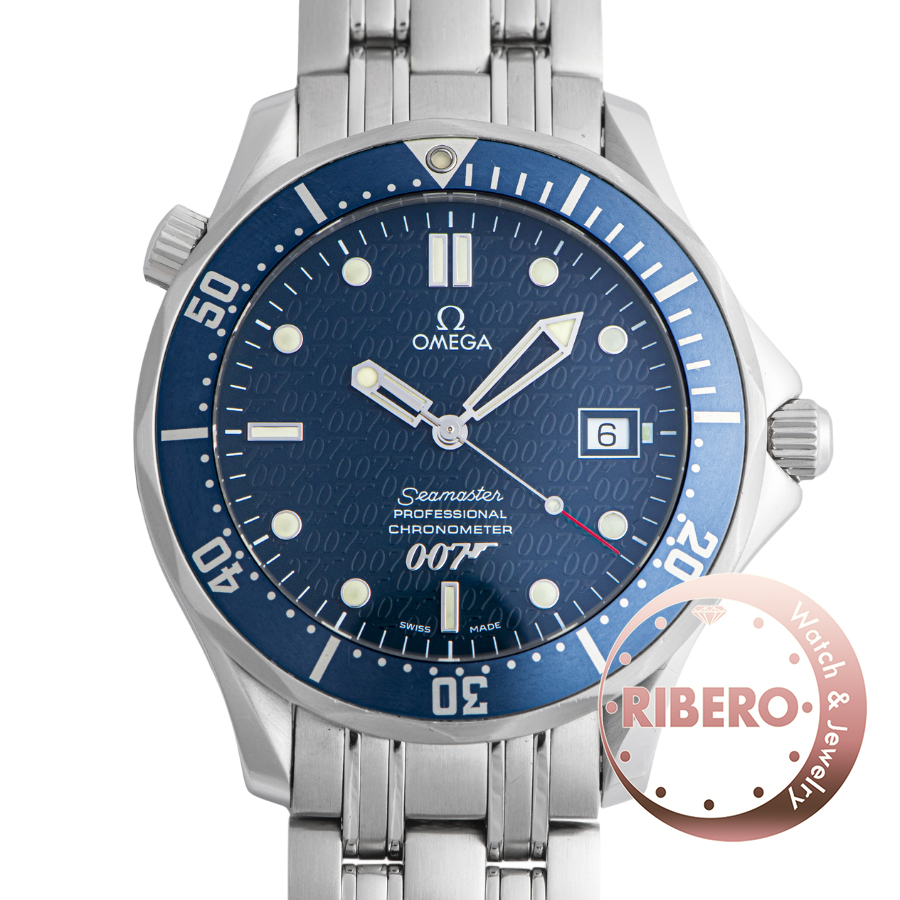 オメガ シーマスター300ｍ ジェームスボンド40周年 2537.80 10007本限定