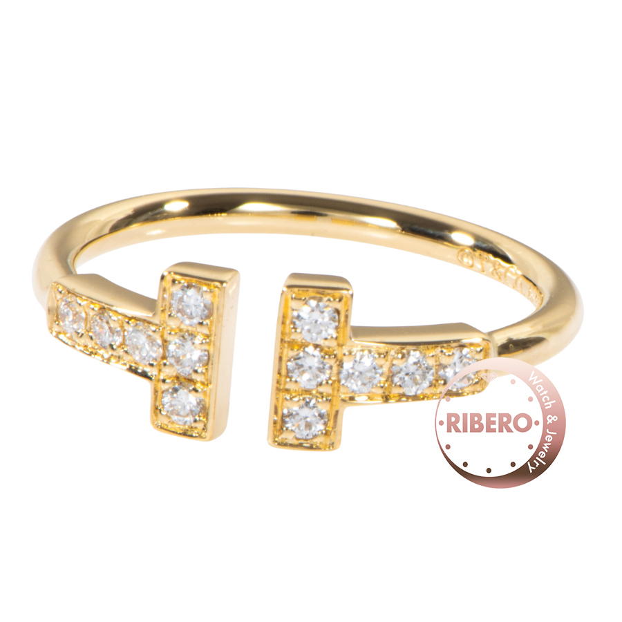 ティファニー T ダイヤモンド ワイヤー リング・指輪