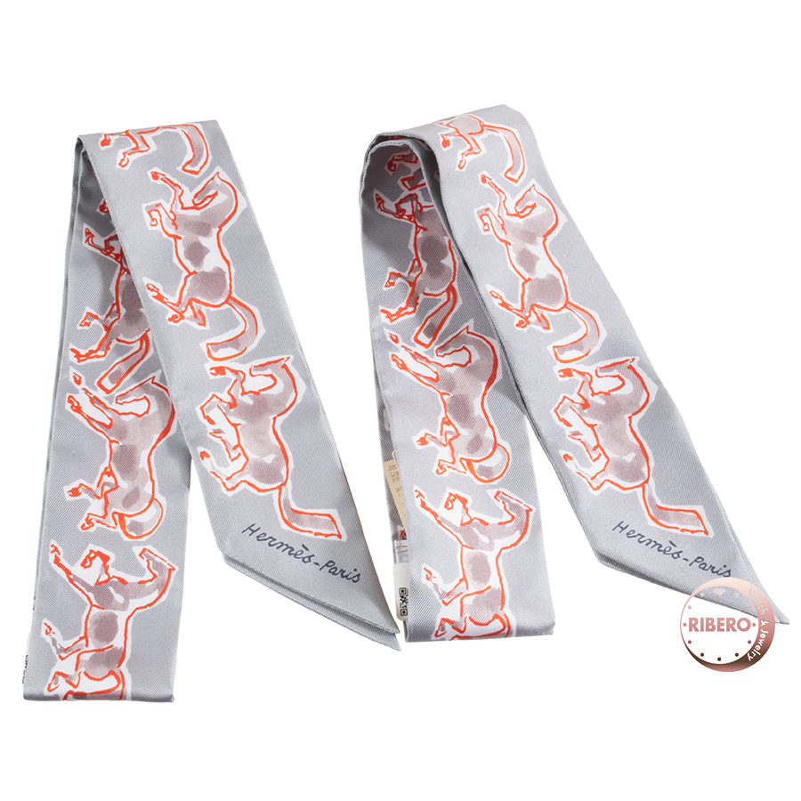 エルメス chevaux en liberte　自由の馬 063803S 15 ツイリー 2021AW スカーフ 2本セット
