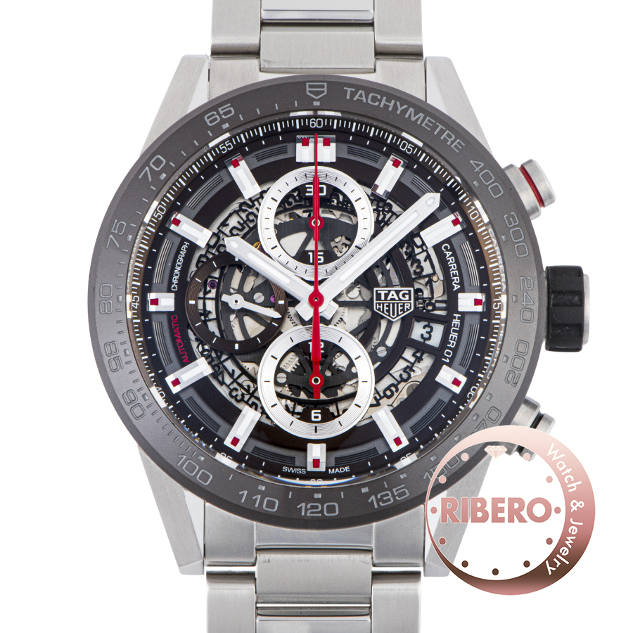 タグホイヤー カレラ キャリバーホイヤー01 クロノグラフ CAR201U.BA0766