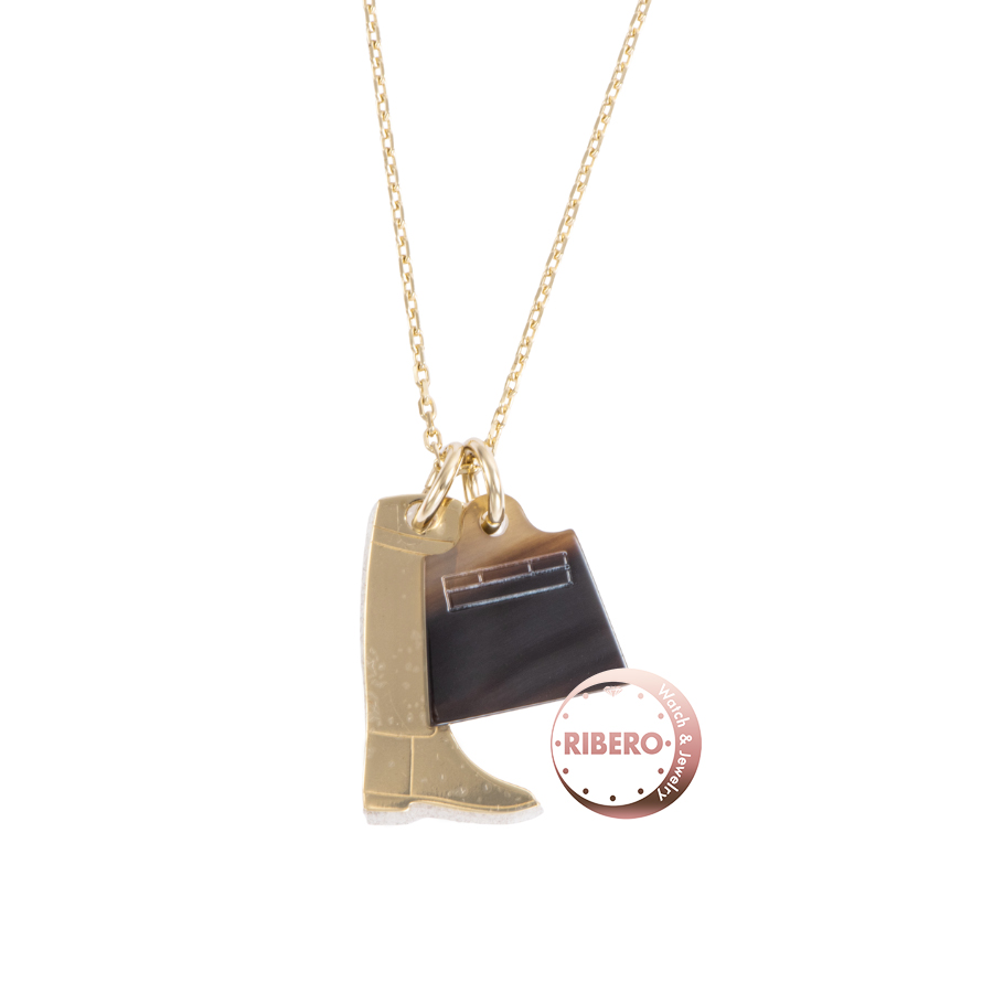 エルメス ペンダントAmulette Maroquinier アミュレット マロキニエ PM H057028FD 00 ネックレス 2020AW