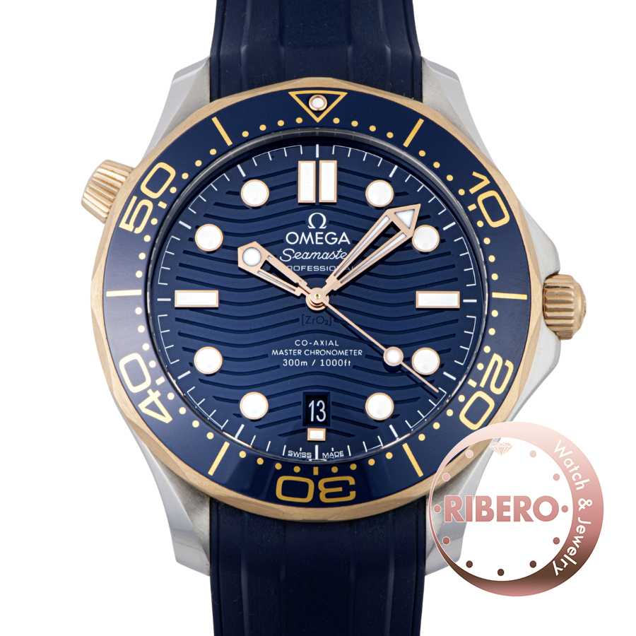 オメガ シーマスター ダイバー300ｍ コーアクシャル マスター クロノメーター 42M﻿M 210.22.42.20.03.002 セドナゴールド