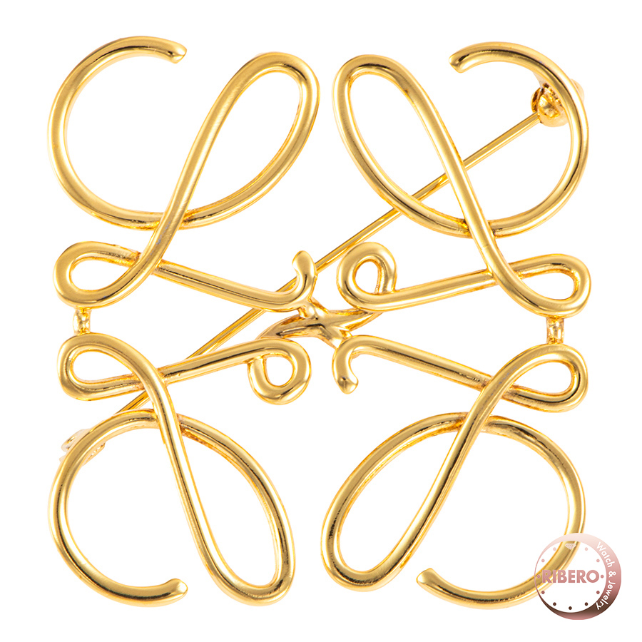 ロエベ アナグラム 111.25.020 ブローチ