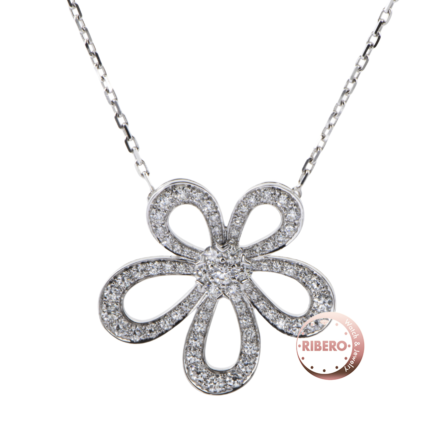 ヴァンクリーフ＆アーペル フラワーレース ペンダント VCARP05200 ネックレス