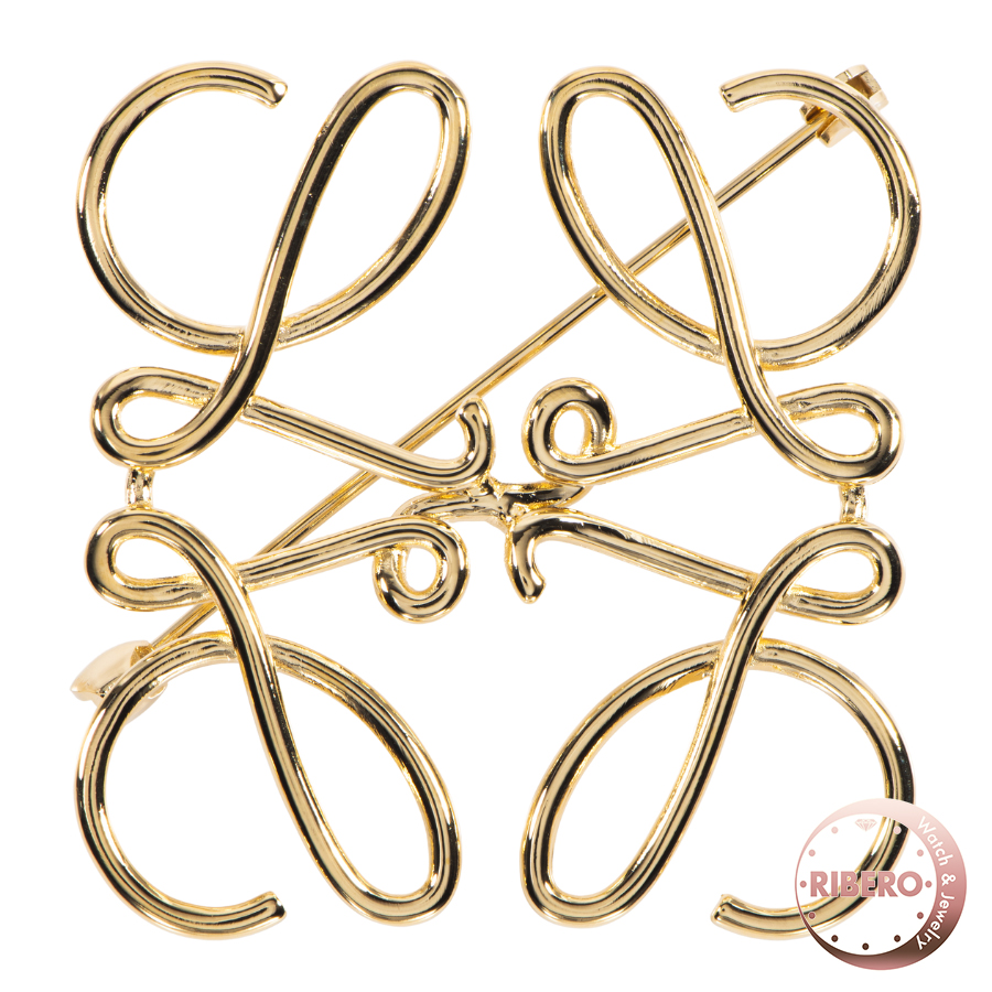 ロエベ アナグラム 111.25.020 ブローチ