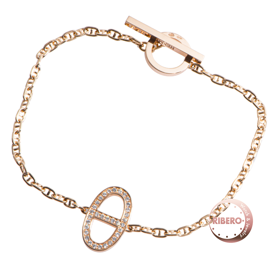 エルメス  シェーヌ・ダンクル・コントゥール H122404B 00ST ブレスレット