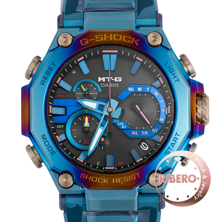 カシオ Gショック MTG-B2000PH-2AJR ブルーフェニックス シール付き