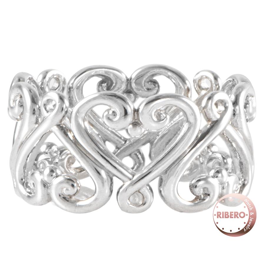 ティファニー ヴェネチア ゴルドーニ ハート バンド リング・指輪