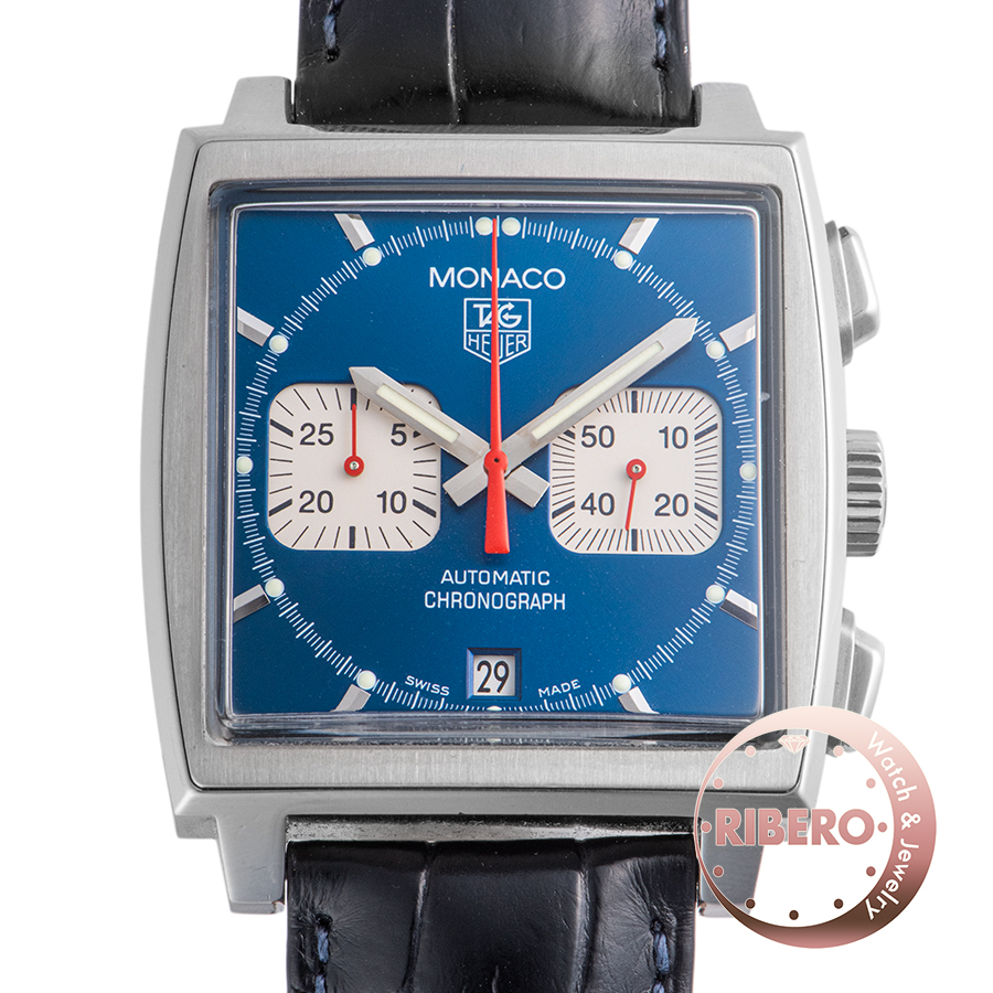タグホイヤー モナコ クロノグラフ スティーブ・マックィーン復刻モデル CW2113-0