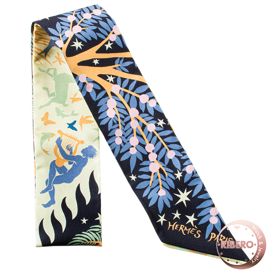 エルメス Sous le Charme d'Orphee オルフェウスの魅力に誘われて 063702S 06 ツイリー 2022AW　スカーフ