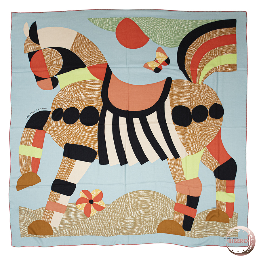 エルメス カレジェアン Mon Premier Galop モン・プルミエ・ギャロップ スカーフ