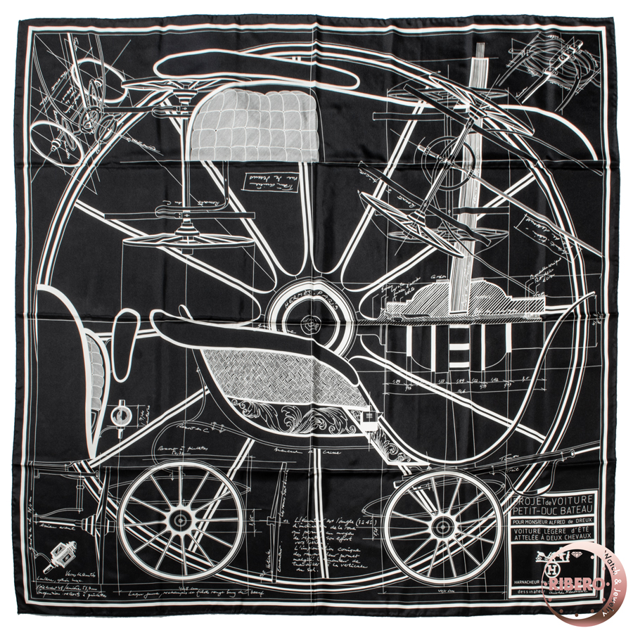 エルメス カレジェアン Petit Duc プティ デュック 432773S 12 スカーフ カレ140 ショール ストール 