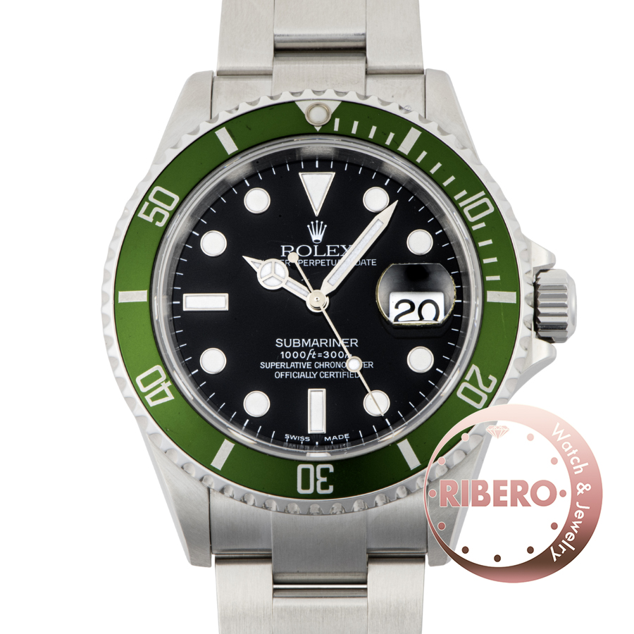 ロレックス サブマリーナデイト 16610LV F番 FAT4 ビックスイス