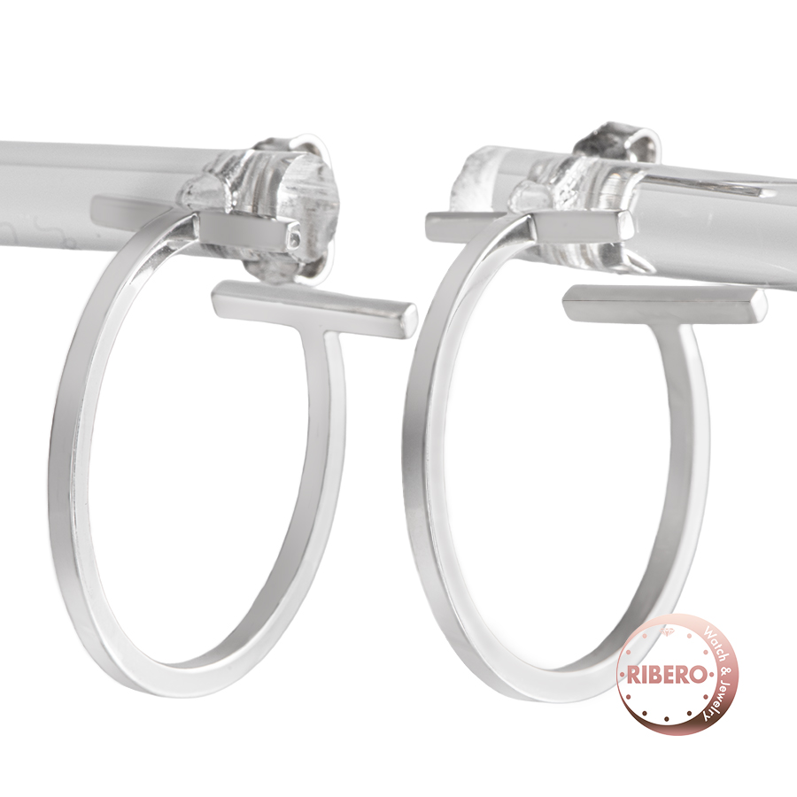 ティファニー T ワイヤー フープ ピアス