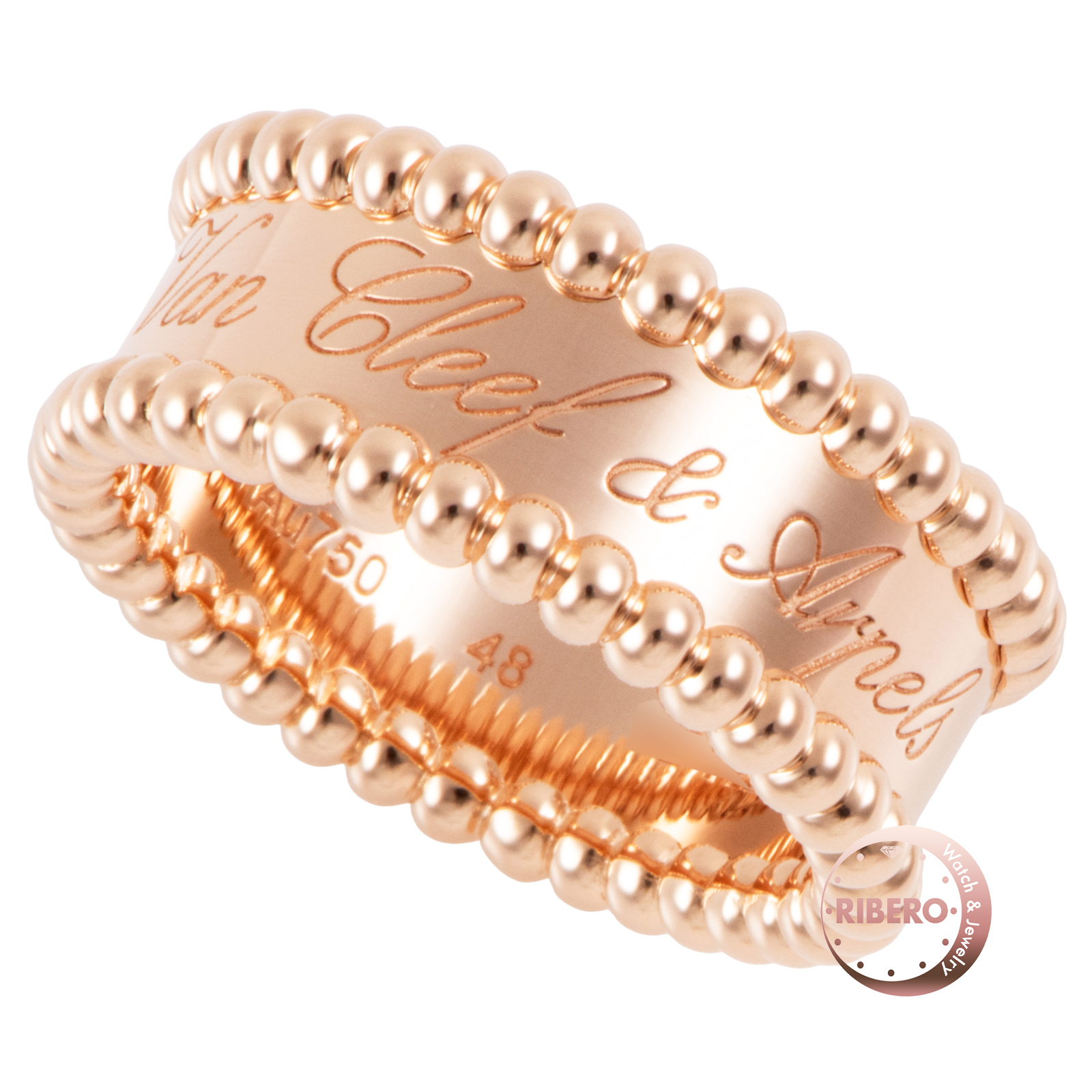 ヴァンクリーフ＆アーペル ペルレ シニアチュール リング 8号