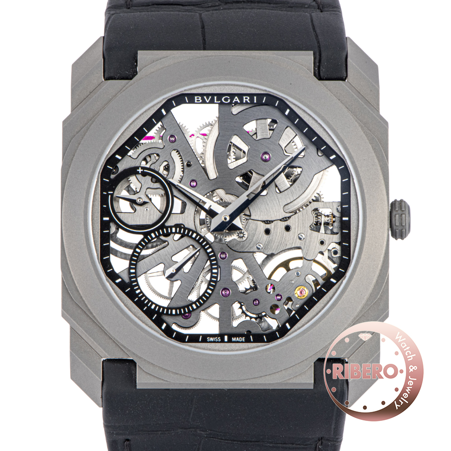 ブルガリ オクト フィニッシモ スケルトン 102714 (BGO40TLXTSK)
