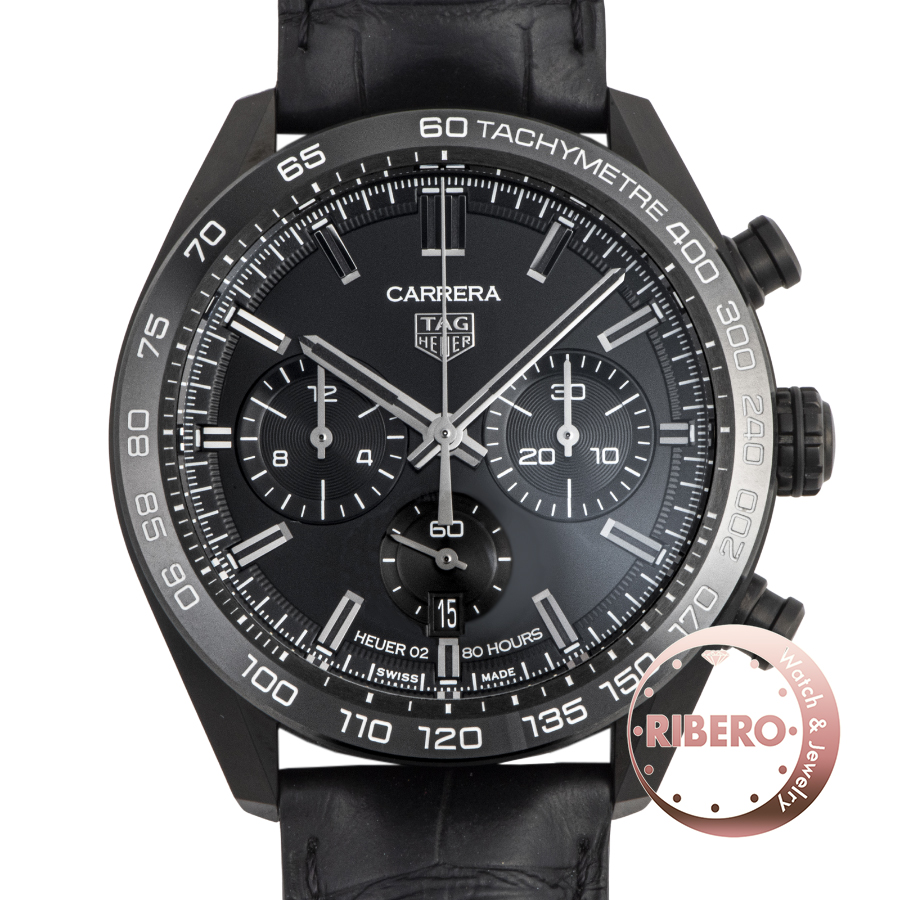 タグホイヤー カレラ クロノ ホイヤー02 CBN2A1G.FC6501 ジャパン ブラックエディション