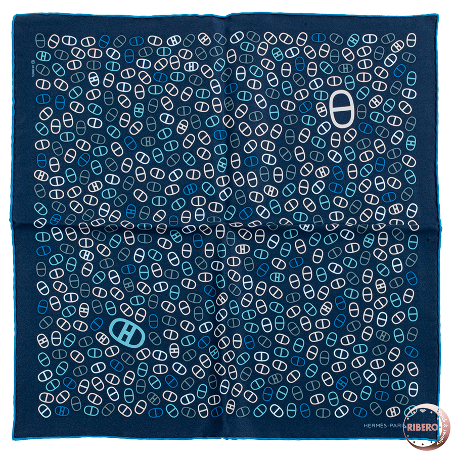 エルメス ガヴロッシュ Maillons Dechaines マイヨン デシェネ 802705T 05 スカーフ カレ45 