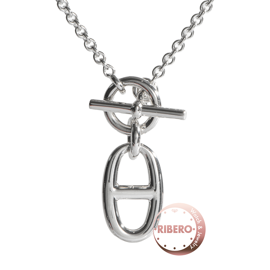 エルメス Chane d'ancre シェーヌダンクル アミュレット ペンダント ネックレス