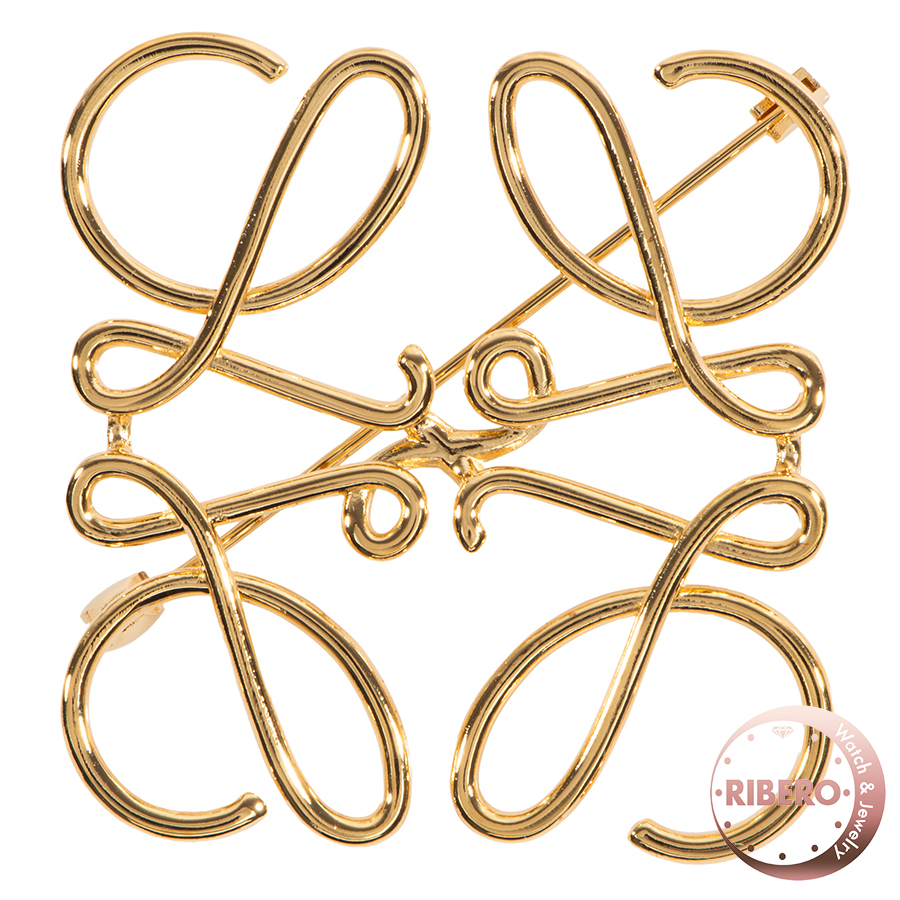 ロエベ アナグラム 111.25.020 ブローチ