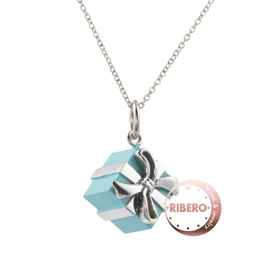 ティファニー ティファニーブルー ボックス チャーム ネックレス ネックレス