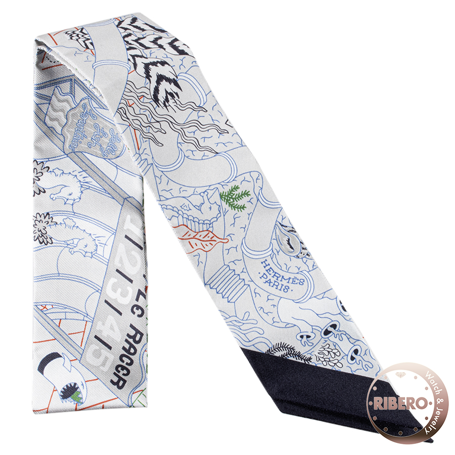 エルメス Splash Park スプラッシュパーク 063806S 09 ツイリー スカーフ  2024SS