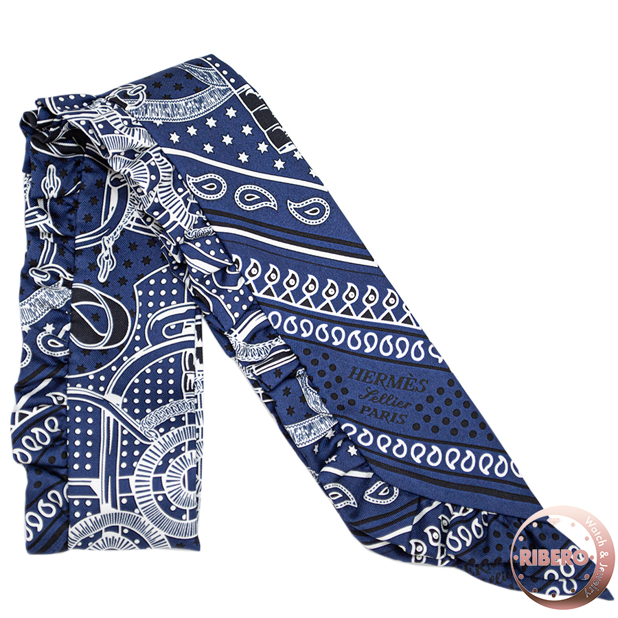 エルメス Eperon d'Or Bandana エプロン ドール バンダナ 852978S 01 ツイリー スカーフ 2024SS