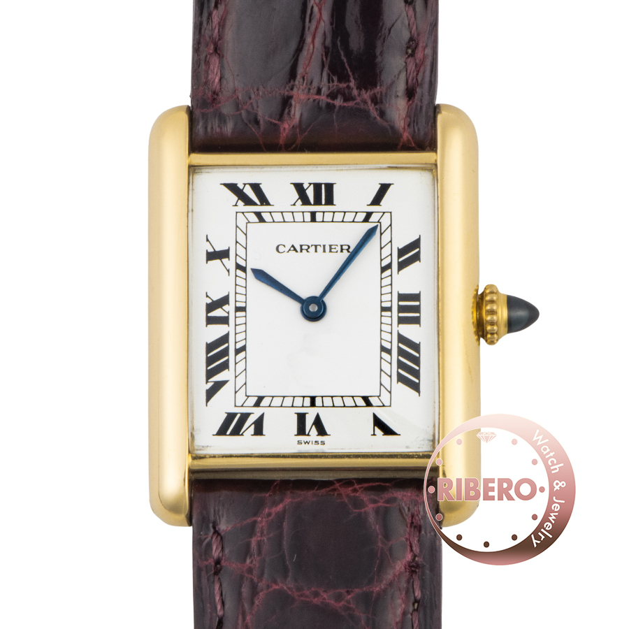カルティエ タンクルイLM K18 手巻