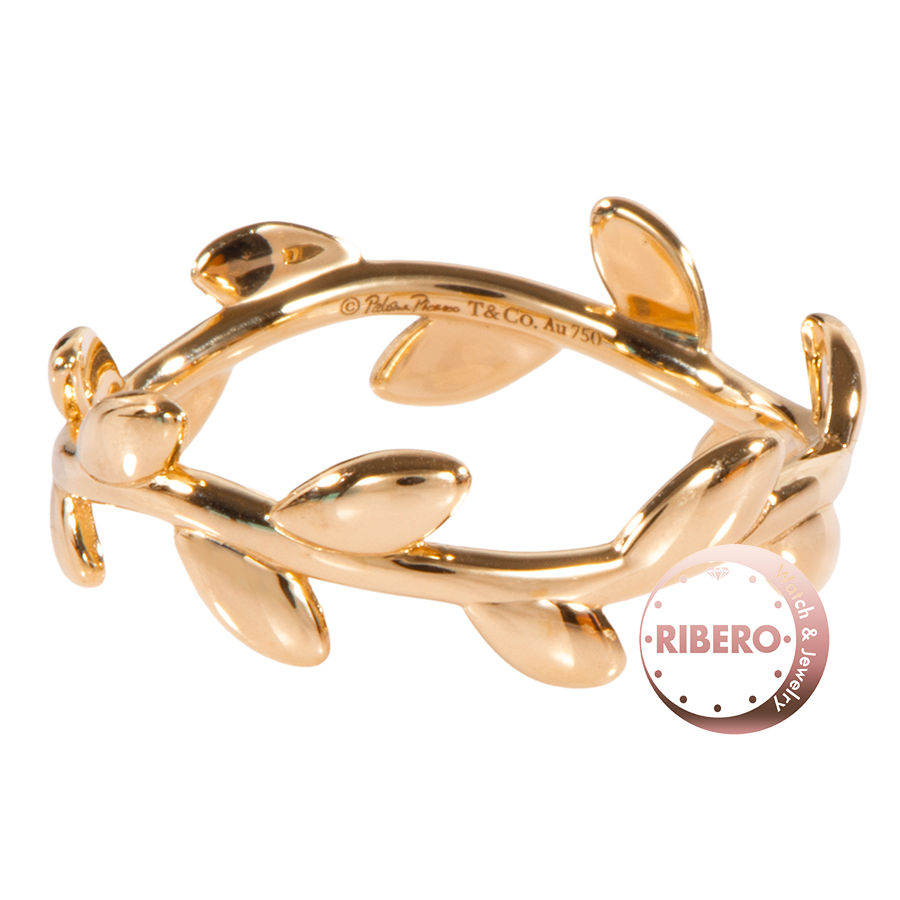 ティファニー パロマ・ピカソ オリーブ リーフ バンド リング・指輪