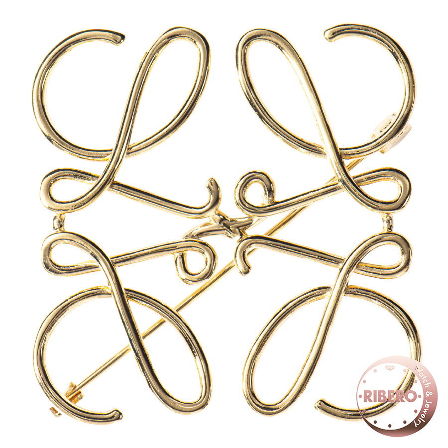 ロエベ アナグラム 111.25.020 ブローチ