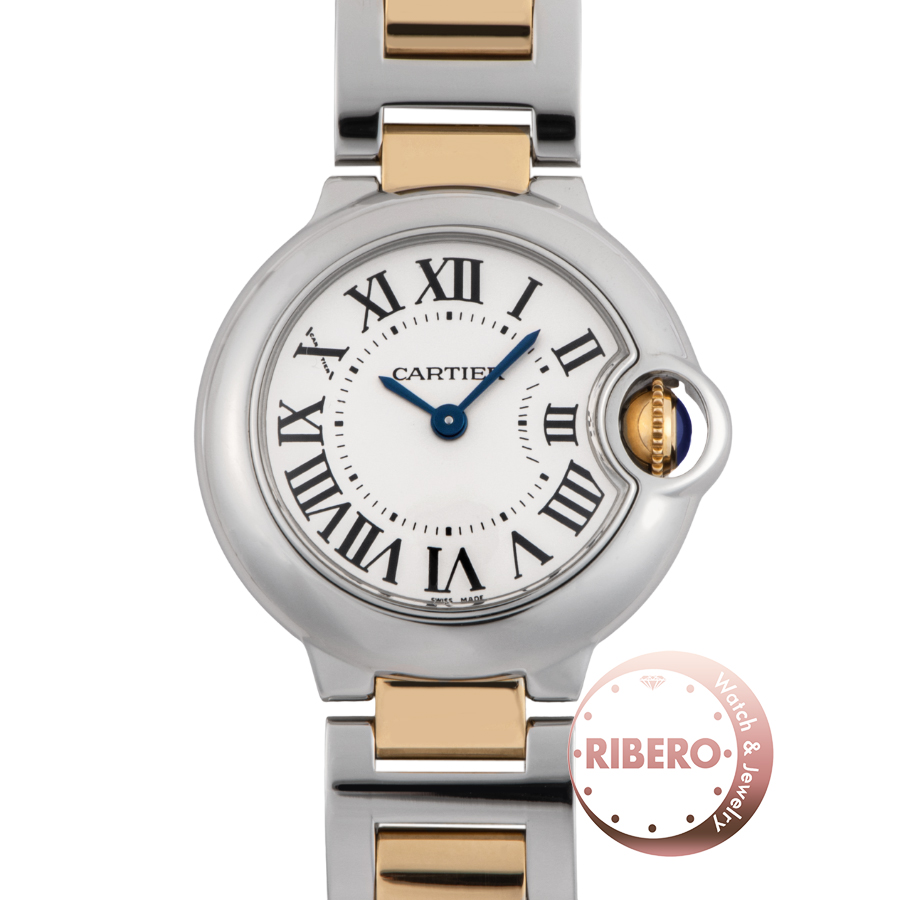 カルティエ バロンブルーSM W69007Z3