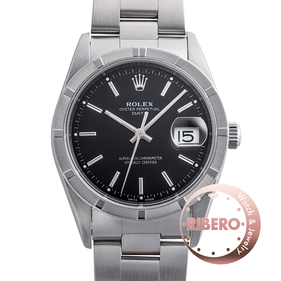 ロレックス 15210 A番 エンジンターンドベゼル