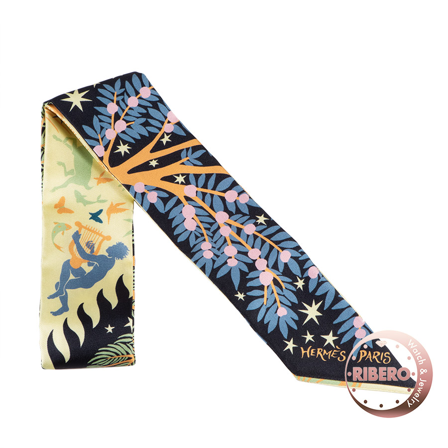 エルメス Sous le Charme d'Orphee オルフェウスの魅力に誘われて 063702S 06 ツイリー 2022AW　スカーフ