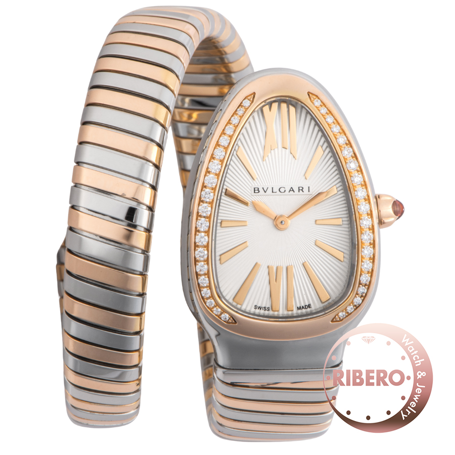 ブルガリ セルペンティトゥボガス Sサイズ 103822(SP35SPG) サイドダイヤ