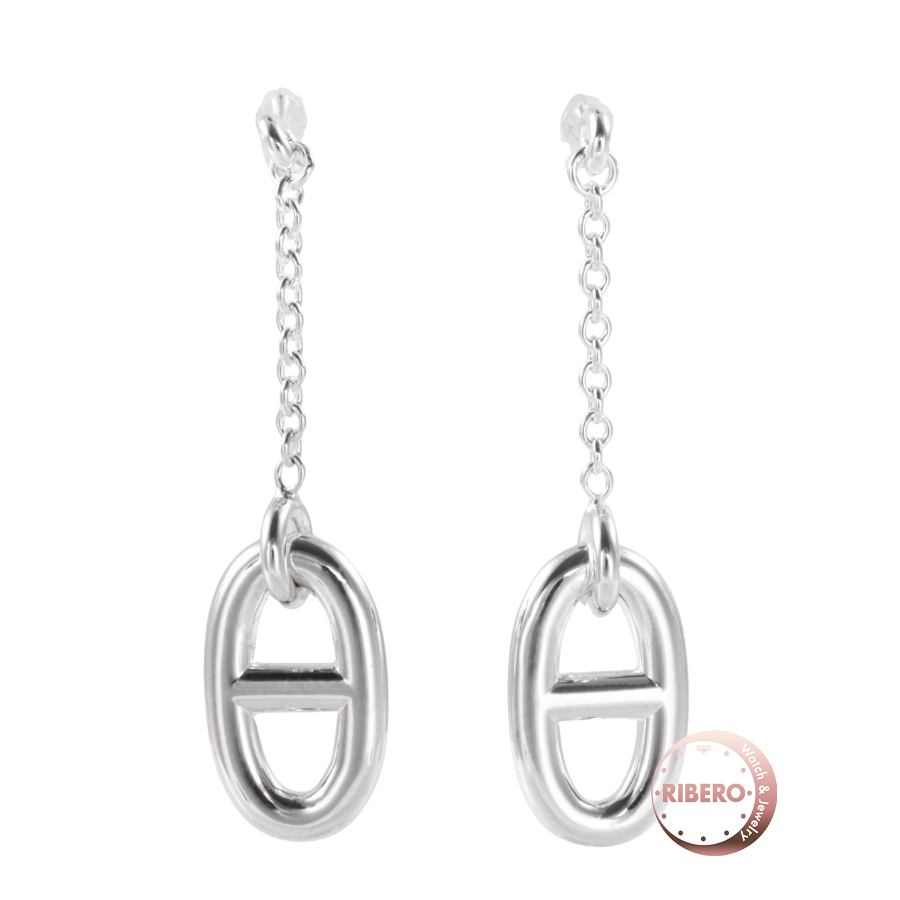 エルメス シェーヌダンクル ファランドール ピアス イヤリング