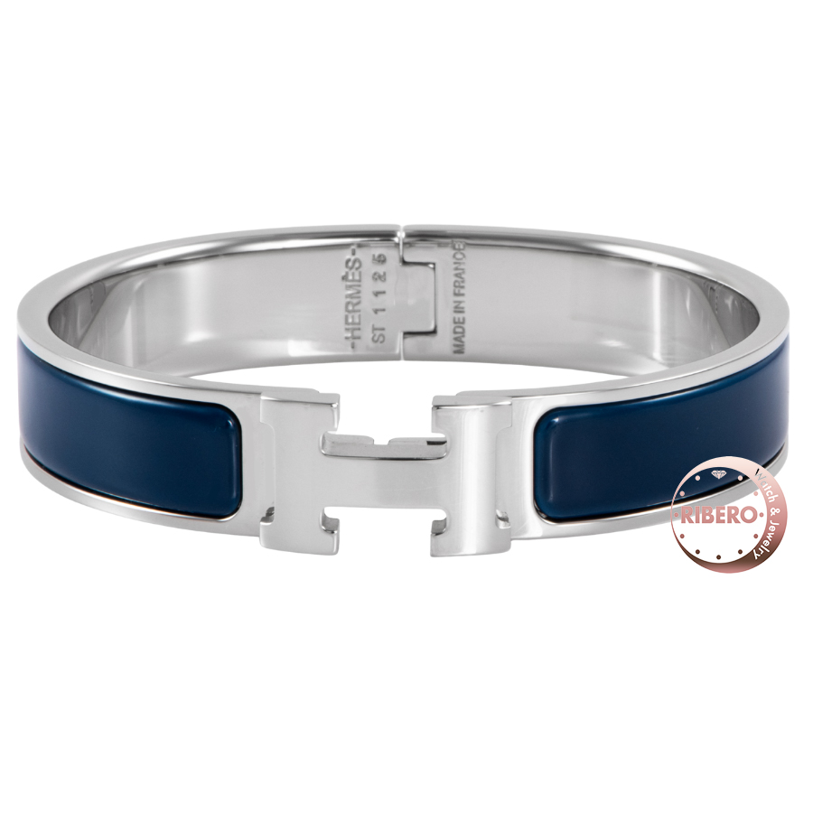 エルメス エナメルブレスレット クリックH バングル