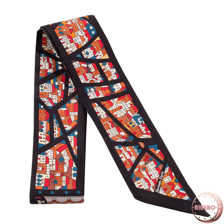 エルメス Rive Droite Rive Gauche 右岸と左岸 062868S ツイリー