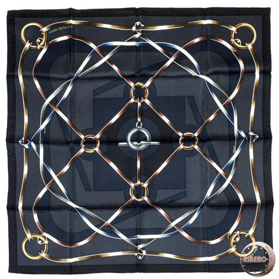 エルメス カレ90 Figure Artistique フィギュア アースティック 004009S 10 スカーフ 2023AW