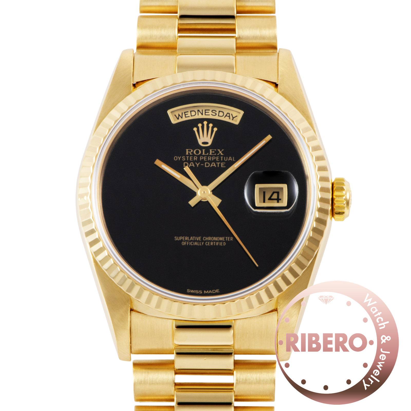 ロレックス デイデイト 18238 W番 Onyx オニキス