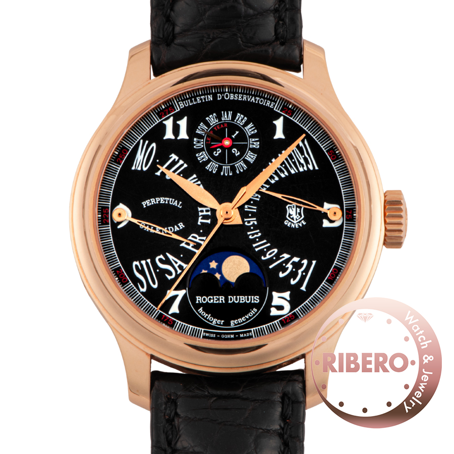ロジェ デュブイ オマージュ バイレトログラード 永久カレンダー H37.5772 9.8