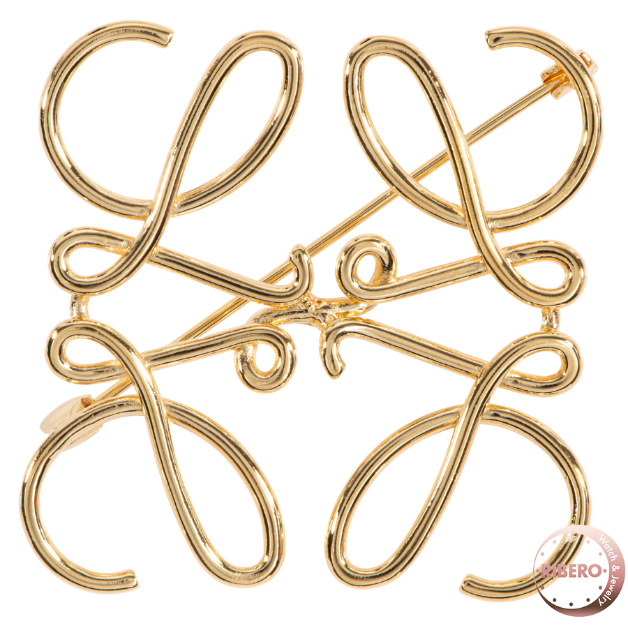 ロエベ アナグラム 111.25.020 ブローチ