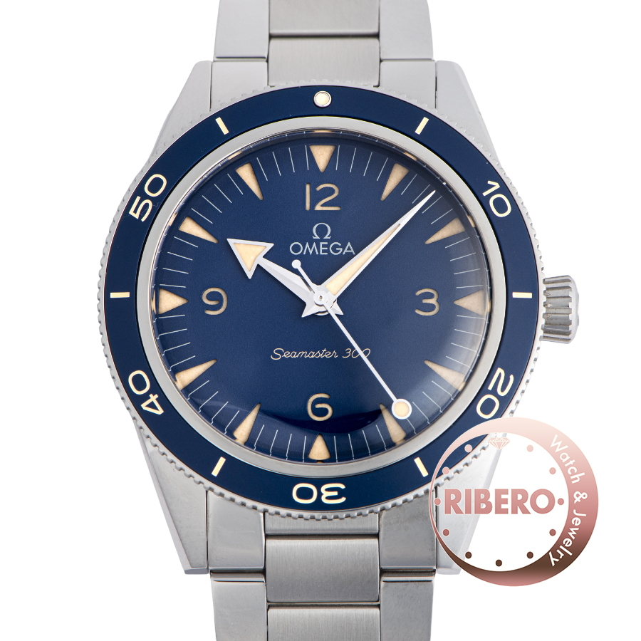 オメガ シーマスター300  コーアクシャル マスタークロノメーター 234.30.41.21.03.001 ブルー