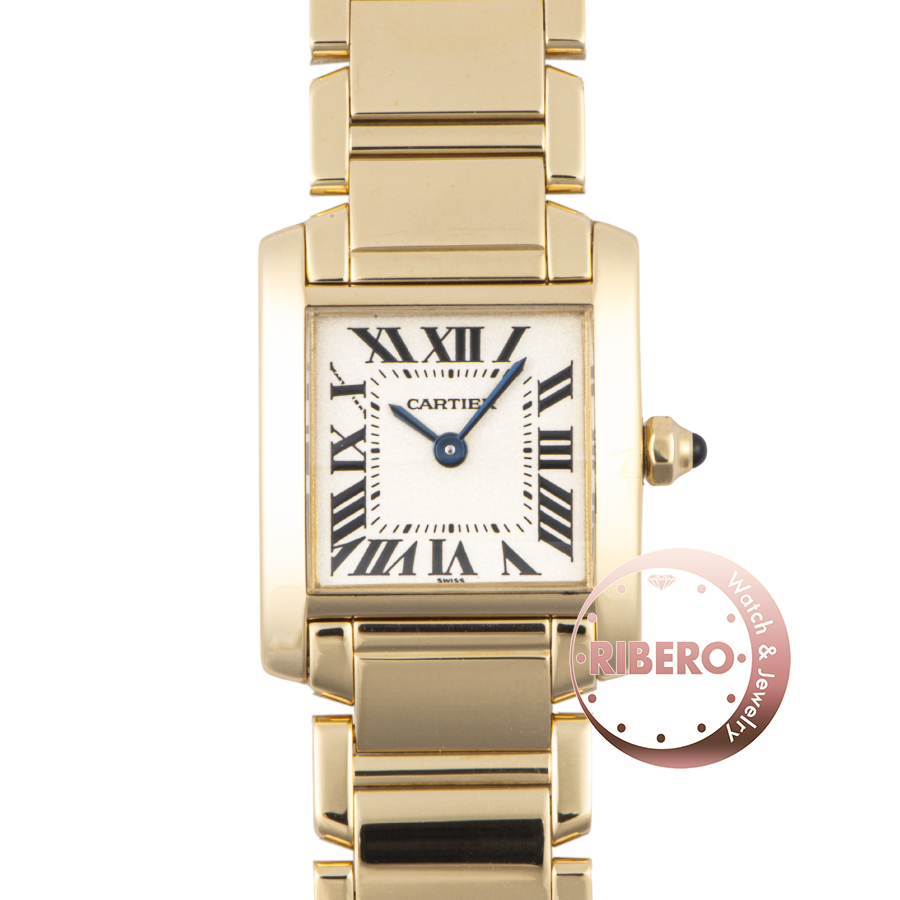 カルティエ タンクフランセーズSM W50002N2 K18YG