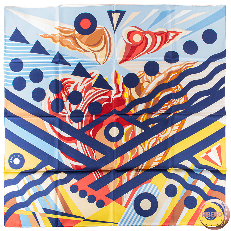 エルメス カレ90 Le Reve de Julia ジュリアの夢 ソルド品 003096S 08 スカーフ