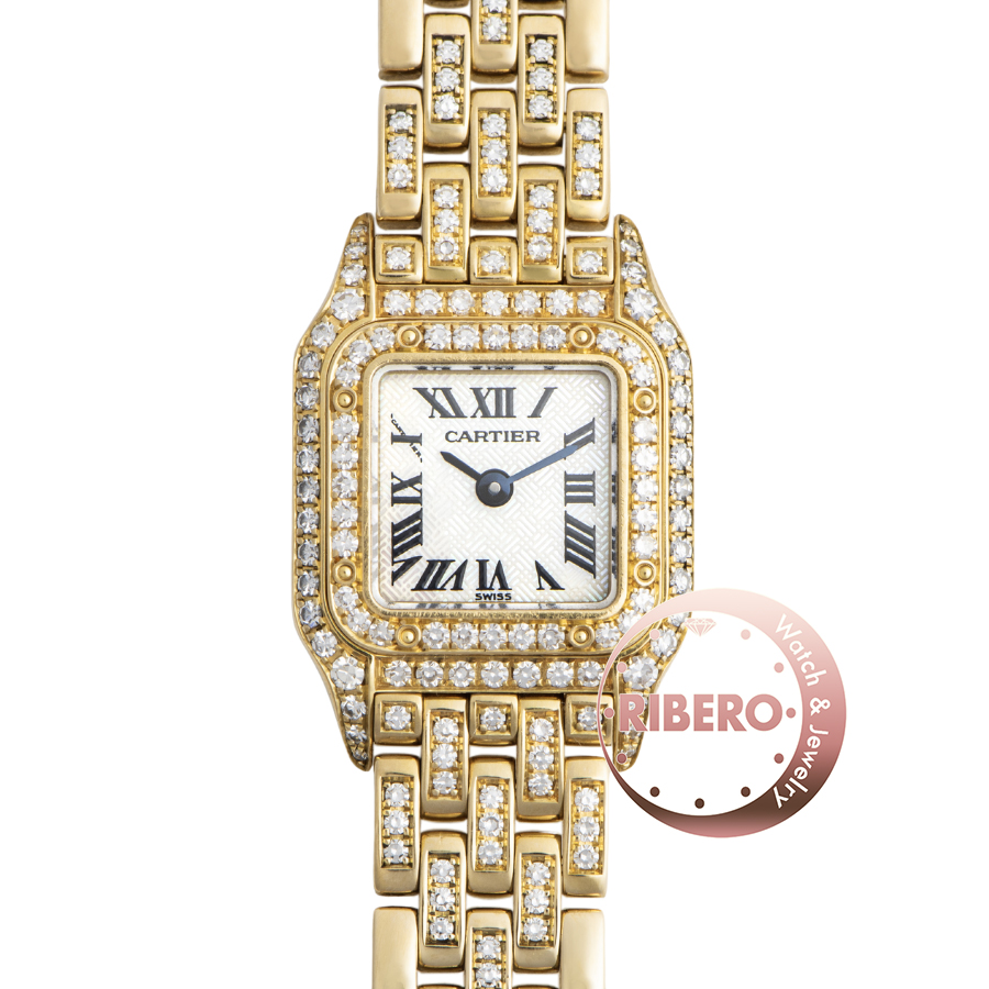 カルティエ ミニパンテール WF3212FR  ブレスダイヤ