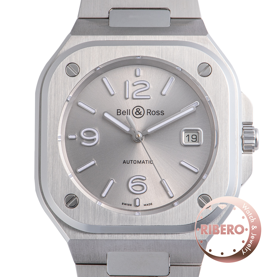 ベル＆ロス BR 05 GREY STEEL BR05A-GR-ST/SST