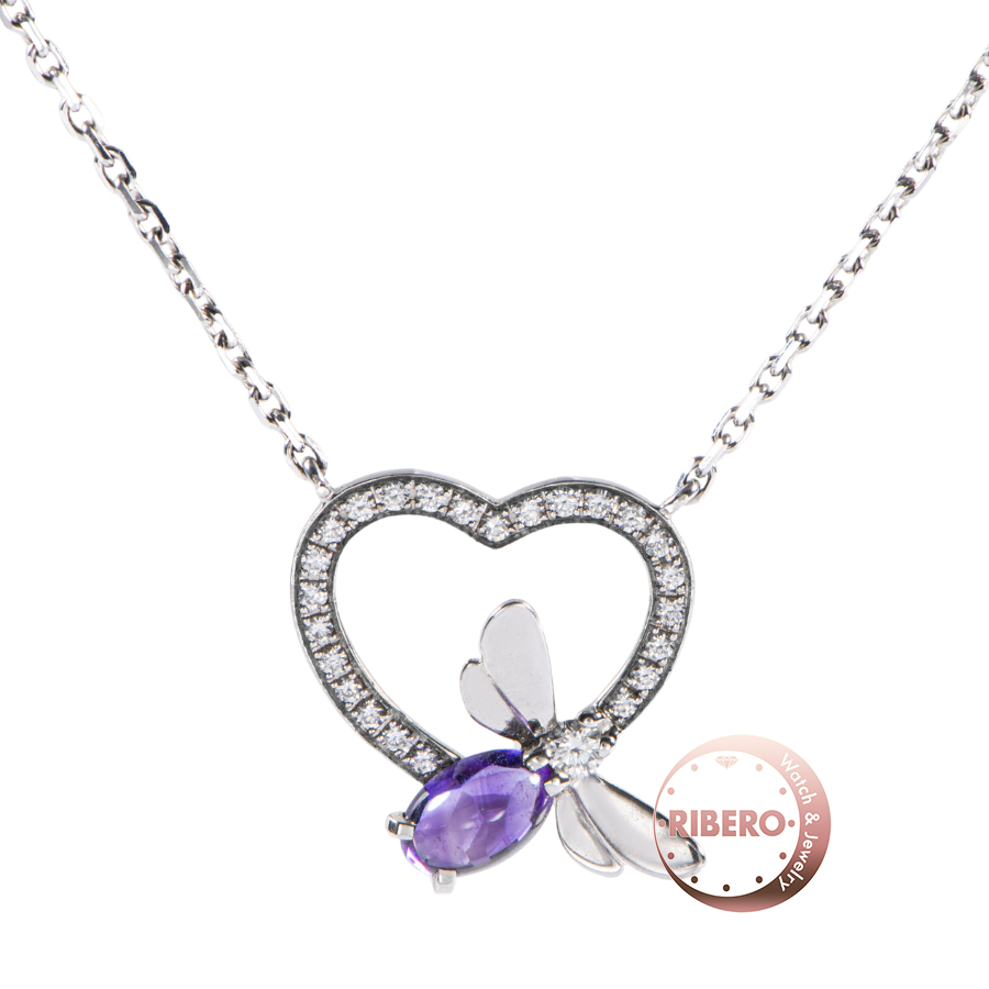 ショーメ Attrape-moi 「アトラップ モワ」コレクション 81816 ネックレス ミツバチ ハート ペンダント