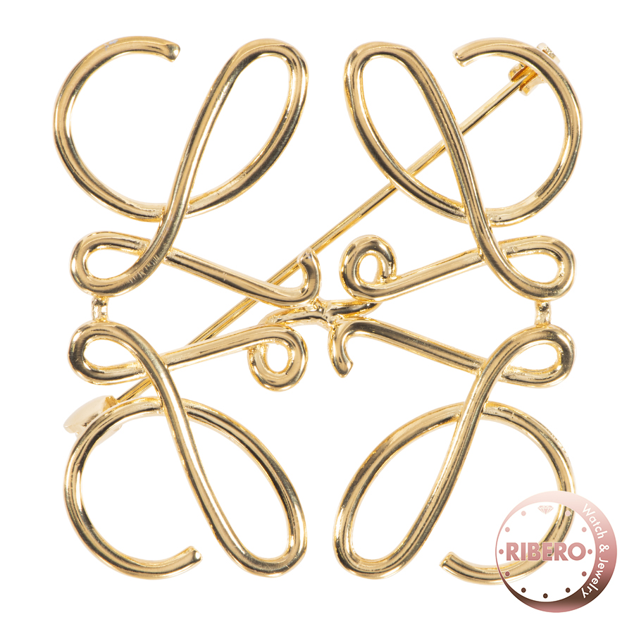 ロエベ アナグラム 111.25.020 ブローチ