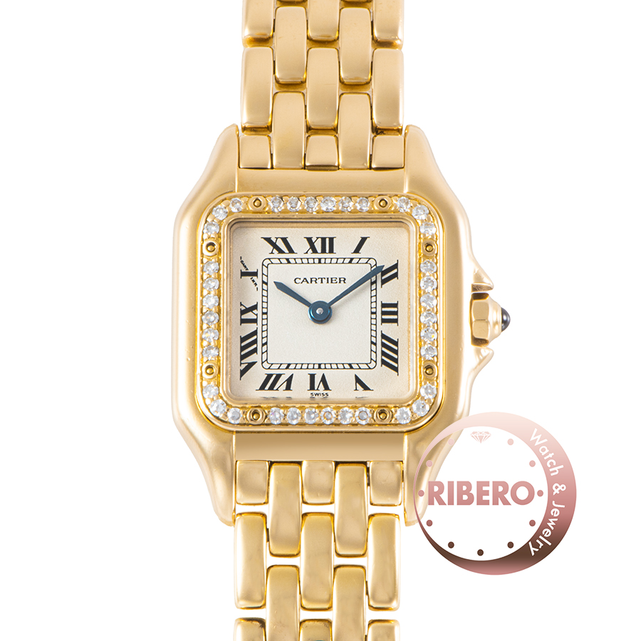 カルティエ パンテールSM ベゼルダイヤ WF3070B9