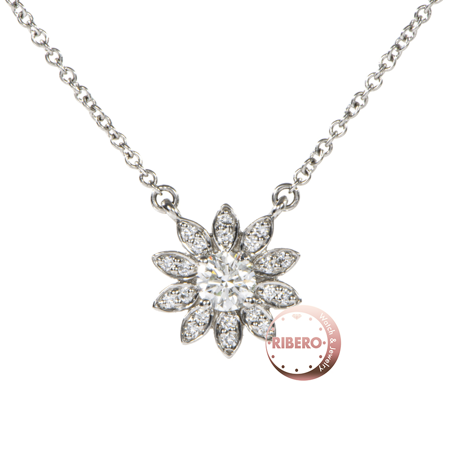 ティファニー エンチャントフラワー ネックレス ペンダント